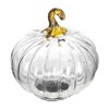 Whisen Set of 8, 4x4x5" Glass Pumpkin, Pumpkin Ornament Decor for Harvest Festival Fall Festival, Thanksgiving - 4 of 4