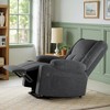 MAYEERTY Grey Power Lift Recliner Chair - With Massage, Heat, USB Ports & Cup Holders for Senior Comfort - 3 of 4