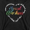 Men's Social Worker Heart Pull-Over Hoodie - 2 of 4