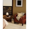 Accent Chairs Faux Leather Chairs Barrel Club Chairs Comfy Living Room Chairs with Sturdy Legs - 3 of 4