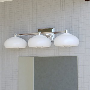 VAXCEL Belmont Mid Century Modern Dome Bathroom Vanity Light Fixture - 1 of 4