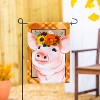 Evergreen Fall Pig Garden Burlap Flag 12.5 x 18 Inches Indoor Outdoor Decor - 2 of 2