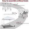 GustoWave Portable Outdoor Pop Up Canopy Tent, Waterproof and UV Protection, White - 4 of 4