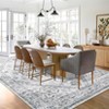 Washable Area Rugs Non Slip Vintage Medallion Low Pile Rug for Living Room & Bedroom - 3 of 4