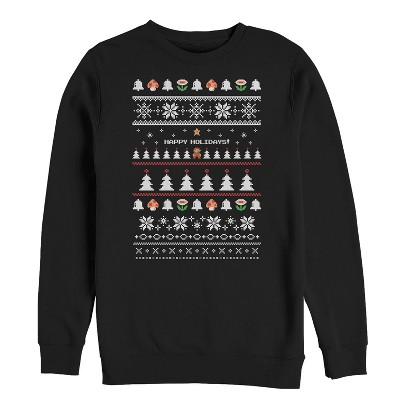 Men's Nintendo Ugly Mario Holiday Sweater Sweatshirt