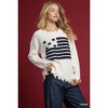 I am a Fashion Junky Umgee Distressed American Flag Sweater - 2 of 4