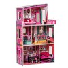 Wooden Dollhouse for Kids Doll House with Simulated Furniture Set Preschool Dollhouse Playset for Girls Birthday Xmas Gifts - 3 of 4