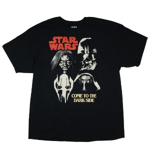 Seven Times Six Star Wars Shirt Dark Side Sith Lord Mens Adult Graphic Print Tee Black - 1 of 3