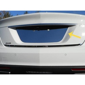 QAA Part LP60235 is a 1 Piece Stainless Steel License Plate Bezel That is Compatible with The Cadillac CT5 2020-2023 - 1 of 4