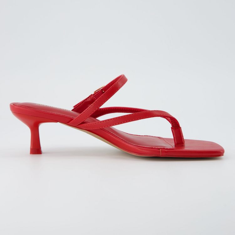 CUSHIONAIRE Women's Madrid Strappy Kitten Heel Sandals +Memory Foam, Wide Widths Available, 4 of 6
