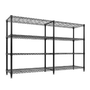 70.8" Wide Metal Storage Shelves 5-Tier L-Shaped Heavy Duty Wire Rack, 1000LBS Adjustable Utility Shelf for Kitchen Pantry Garage - 1 of 4