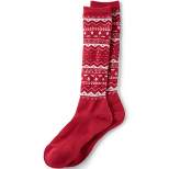 Lands' End Women's Merino Wool Cushioned Winter Ski Socks