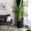 19.5 Inch Tall Round Planters Set of 2 Indoor Outdoor Self Watering Pots with Drainage Holes Water Level Monitor for Patio Garden or Balcony - 2 of 4