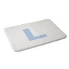 Deny Designs April Lane Art Block Monogram Memory Foam Bath Mat - 2 of 4