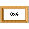 PosterPalooza | 8x4 Wood Antique Frame with UV Acrylic, 4 Finishes: Bronze, Gold, Silver, and Black - 2 of 4