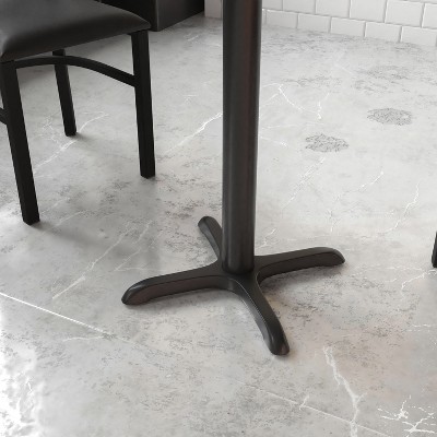Emma Black Cast Iron Table X-Base for 24-30" Tops
