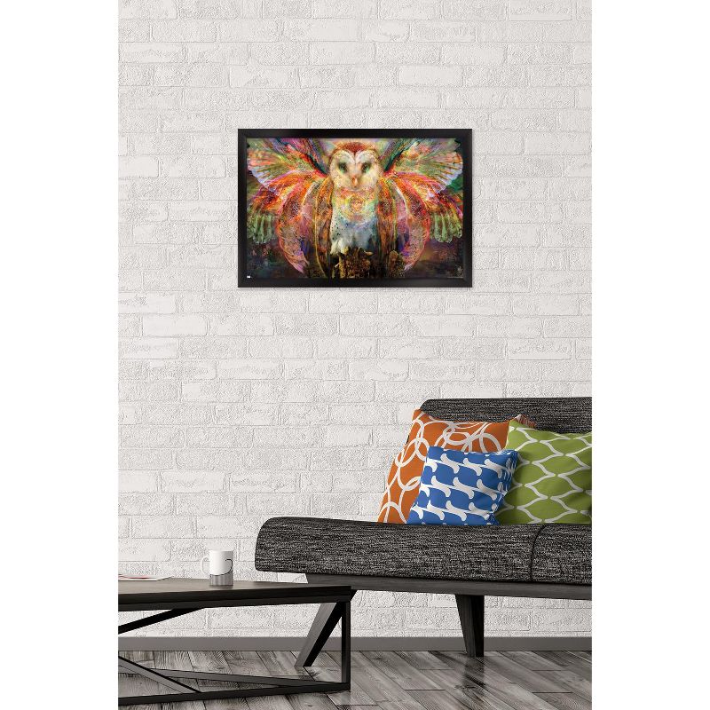 Trends International Jumbie - Owl Framed Wall Poster Prints, 2 of 7