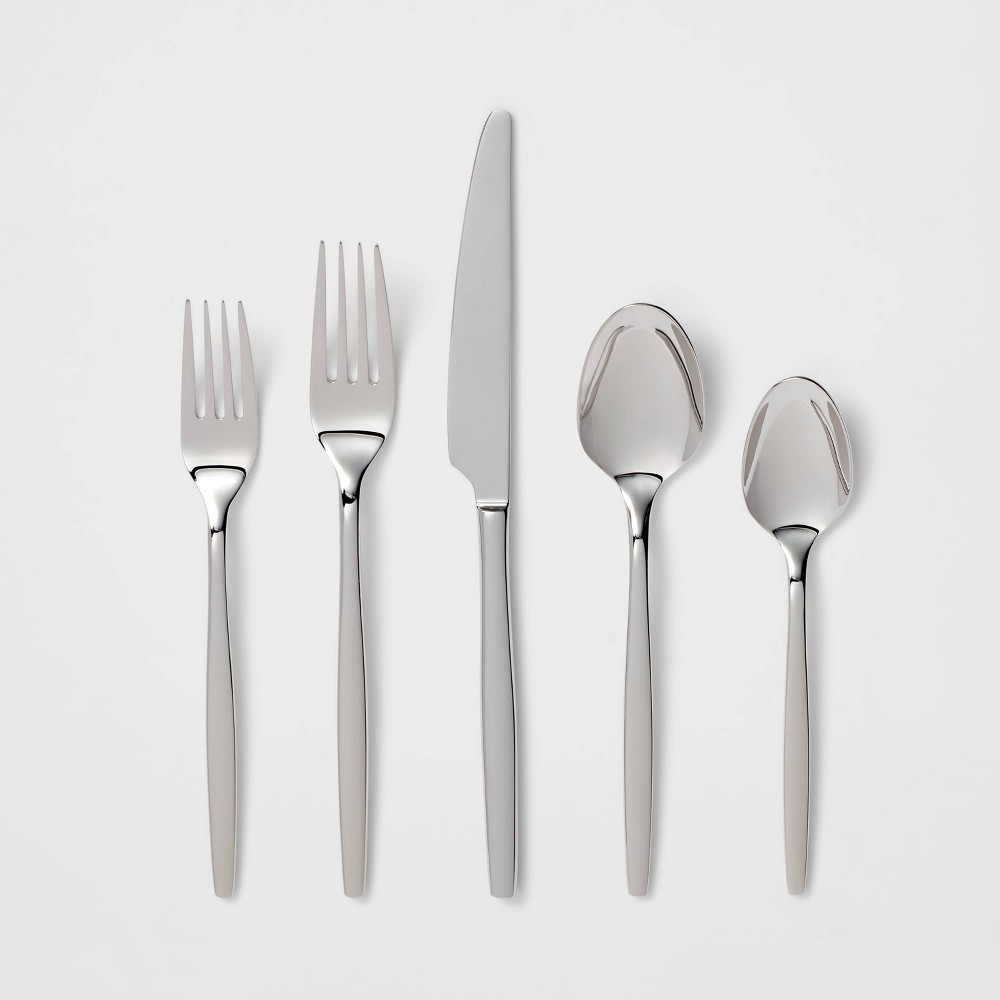 Photos - Other Appliances 20pc Atwater 18/10 Stainless Steel Flatware Set - Threshold Signature™