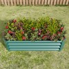 Dolonm Raised Garden Bed Kit - Metal Raised Bed Garden  for Flower Planters, Vegetables Herb Green - 3 of 4