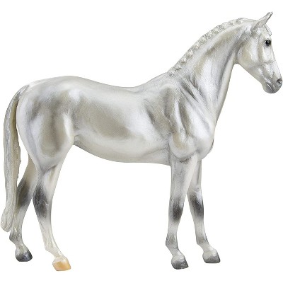 Breyer Animal Creations Breyer Freedom Series 1:12 Scale Model Horse | Pearly Grey Trakehner