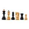 Bobby Fischer Zagreb Chess Pieces, Ebonized and Boxwood, 3.75 in. King - 2 of 4