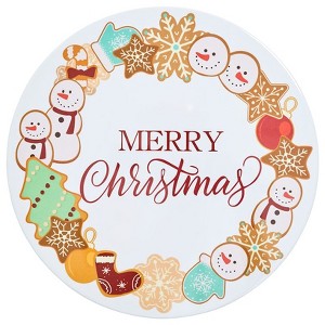 The Lakeside Collection Interchangeable Cupcake or Cake Display Stand with Festive Prints - 1 of 3