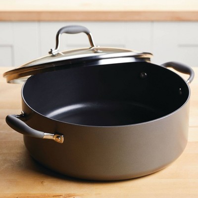 Anolon 7.5-Quart Moonstone Nonstick Hard-Anodized Stockpot with Lid