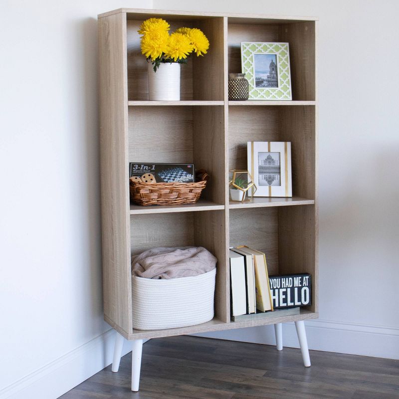 55.24" Bookcase with Adjustable Shelving - Humble Crew, 5 of 7