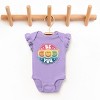 The Juniper Shop SmileyWorld Be You Rainbow Circle Flutter Sleeve Bodysuit - 2 of 4