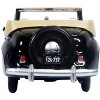 1941 Lincoln Continental Convertible Black with Tan Interior 1/87 (HO) Scale Diecast Model Car by Oxford Diecast - 3 of 3
