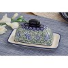 Blue Rose Polish Pottery 1377 Zaklady Butter Dish - 2 of 4