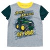 John Deere Tractor Construction Raglan Pajama Shirt and and Pajama Pants Sleep Set - 2 of 4
