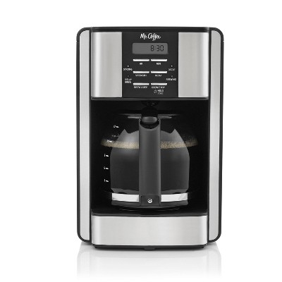 Mr. Coffee 12-Cup Coffee Maker with Rapid Brew System Stainless