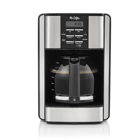 Mr. Coffee 12-Cup Programable Coffee Maker Black/Stainless Steel - image 1 of 4