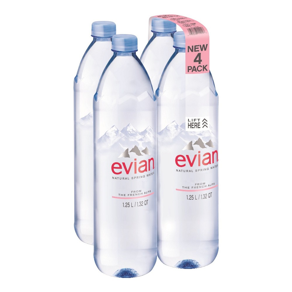 UPC 079298000092 product image for Evian Premium Pure Water - 4pk/1.25 Liter Bottles | upcitemdb.com