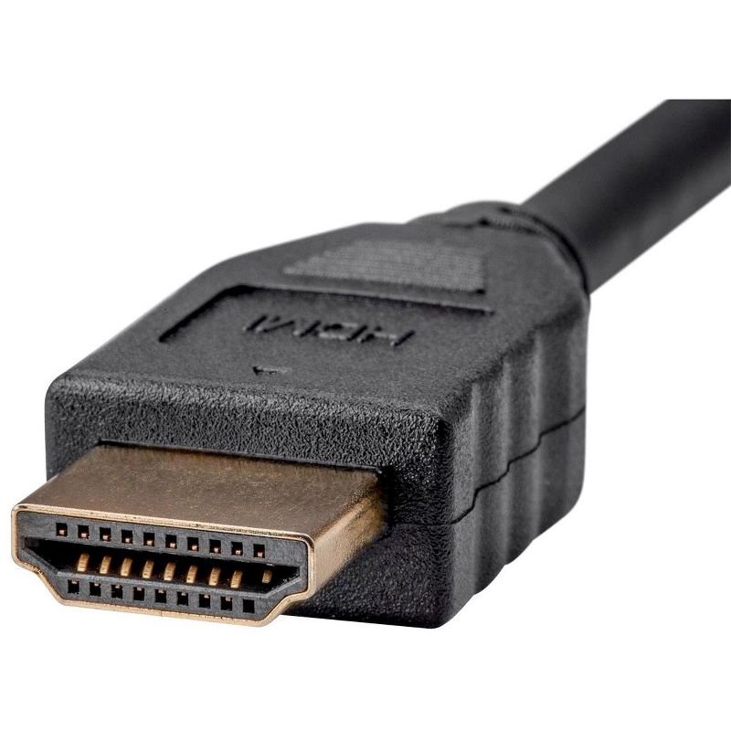 Monoprice HDMI Cable - 8 Feet - Black (5 pack) No Logo, High Speed, 4K@60Hz, HDR, 18Gbps, YCbCr 4:4:4, 30AWG, CL2, Compatible with UHD TV and More -, 2 of 5