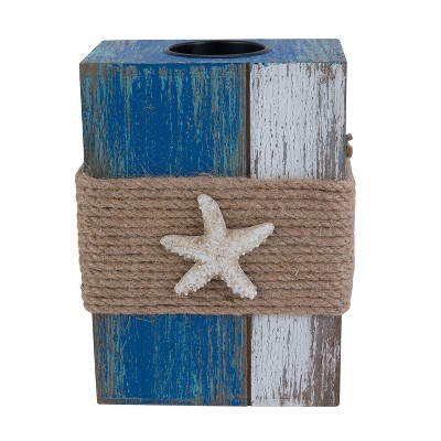Beachcombers Med. Candle Holder with Rope