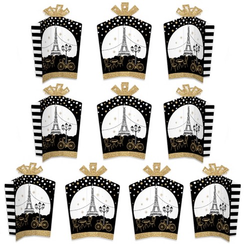 Big Dot Of Happiness Stars Over Paris - Table Decorations - Parisian Themed  Party Fold And Flare Centerpieces - 10 Count : Target