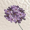 Collections Etc Embroidered Carnation Design Quilted Bedspread - 4 of 4