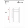 Z-Lite Luttrel 1 - Light Wall Light in  Black - 4 of 4