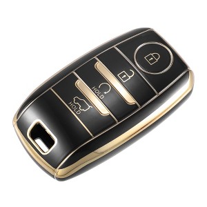 Unique Bargains TPU 4 Button Car Remote Key Fob Case Cover for Kia Niro 1 Pc - 1 of 4