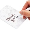 810-Pcs Earring Display Cards with Secure Back, Necklace Display Cards for Selling, Marble Design, 3 Sizes, Bulk Pack - 4 of 4