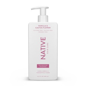 Native Fall Seasonal Vanilla & Cactus Flower Volumizing Shampoo - 16.5 fl oz - 1 of 4