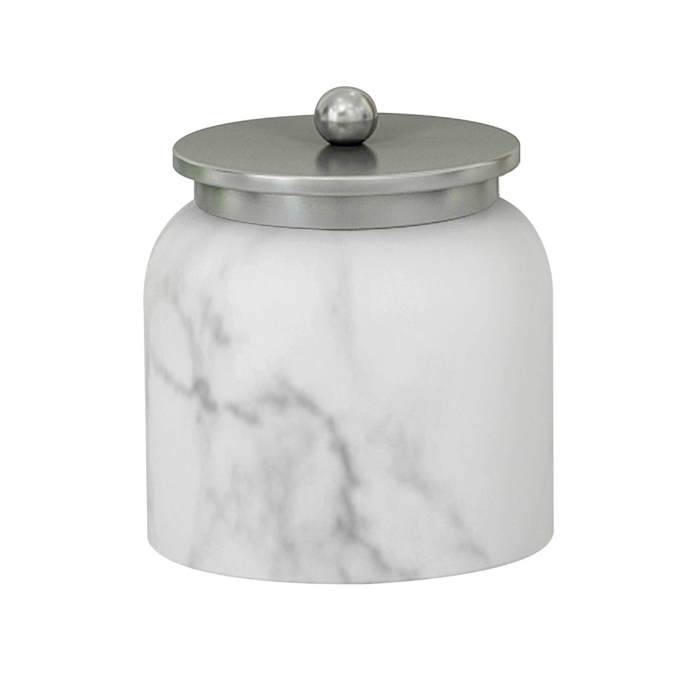 Photos - Other sanitary accessories Cotton Container Misty Silver - Nu Steel