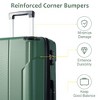 Lyngins 3-Piece Hardside Luggage Set – 20" Airline-Approved Carry on Luggage, 24" & 28" Checked Spinner Suitcases, ABS Durable Lightweight Shell - 2 of 4