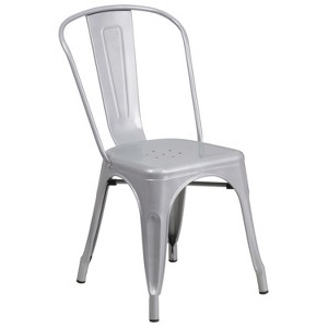 Riverstone Furniture Collection Metal Chair Silver