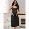 INSPIRE CHIC Women's Maternity 2 Pcs Dress Mesh Bodycon Wedding Guest Cocktail Party Pregnancy Dresses - 2 of 4