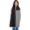 Anna-Kaci Women's Color Block Knitted Scarf with Gradient Design and Soft Warm Fabric - 2 of 4