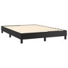 Bed Frame Black Faux leather, plywood, engineered wood - 4 of 4