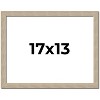 PosterPalooza | 17x13 Thin Barnwood Picture Frame, UV Acrylic, 2 Finishes - Grey and Black - 2 of 4